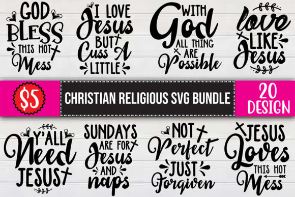 Christian Religious SVG Bundle Review for Branding