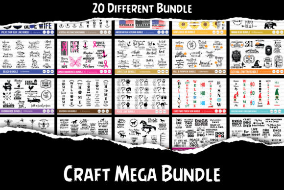Craft Mega SVG Bundle: Design Assets for Publishers
