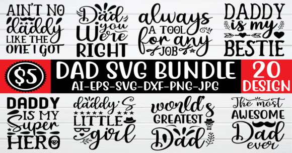 Dad SVG Bundle Vol 2: A Designer’s Take on This Bundles Collection