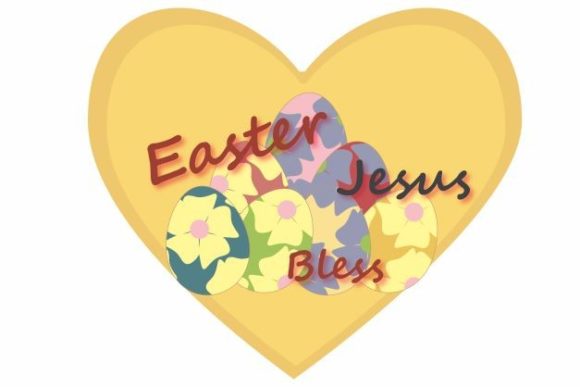 Easter Jesus Bless Graphics and Illustrations