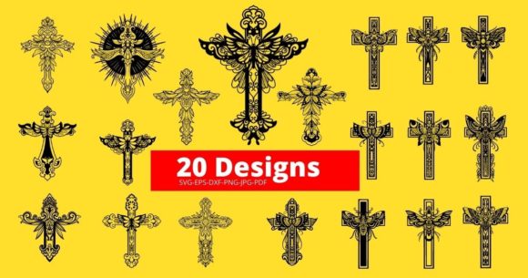 Fancy Christian Cross SVG Bundle: Brand Designer Bundles Review
