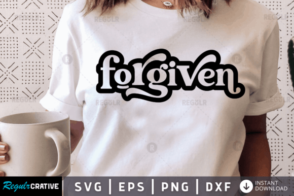 Forgiven, Christian SVG Design Graphics & Crafts