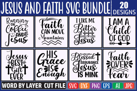 Jesus and Faith SVG Bundle Vol.4: Bundles Review