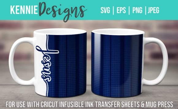 Jesus Cursive Mug Wrap SVG: A Graphic Design Asset for Crafts & Branding