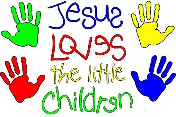 Jesus Loves the Little Children Graphics for Crafts