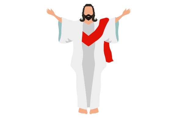 Jesus Standing with Arms Wide Open: Religious Crafts