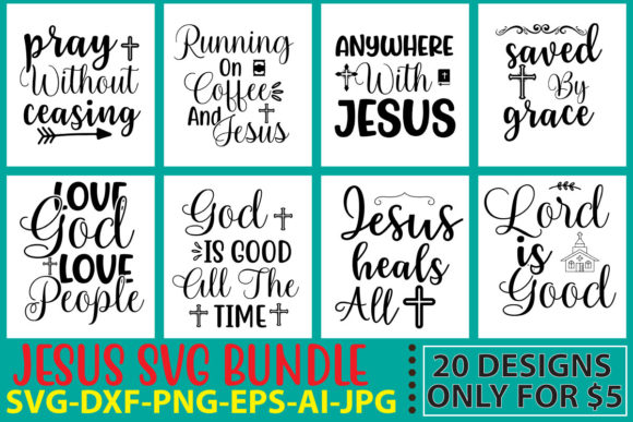 Jesus SVG Bundle Vol-2: Brand Bundles for Local Business Design