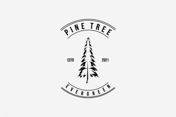 Minimalist Emblem Pine Tree Outdoor Logo: Free Graphics Review